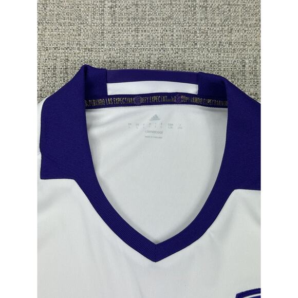 Orlando City SC Womens Jersey Mens Large White MLS Soccer Adidas ClimaCool - Picture 9 of 14